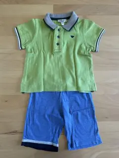 ARMANI BABY アルマーニ ベビー　18M ポロシャツと短パンのセット