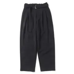 ATTACHMENT/PE ストレッチダブルクロス ベルテッド テーパードパンツ