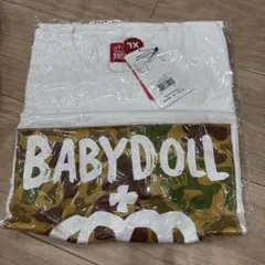 BABYDOLL 半袖Tシャツ ホワイト カモフラ XLのサムネイル