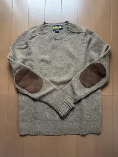 ラルフローレン　ラグビー　エルボーパッチ　ニット