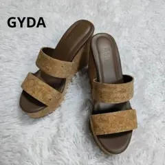 GYDA ジェイダ　2ライン　コルクウェッジサンダル 厚底サンダル　23.5cmのサムネイル