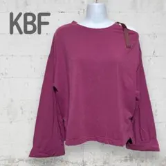 【美品】KBF ケービーエフ 変形長袖Tシャツ 肩あき ワイドスリーブのサムネイル