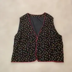 used vintage Flower ベスト