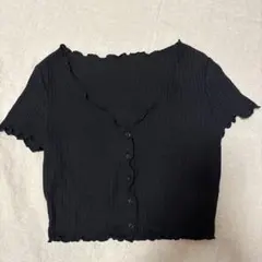 SHEIN 黒 半袖 トップス M