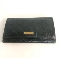 GUCCI グッチ グッチシマ 長財布 ブラック レディース ブランド