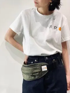 【A.P.C×carhartt】　コラボTシャツ　アーペーセー×カーハート　L
