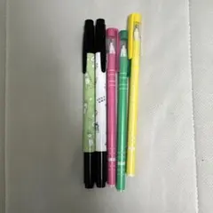 ボールペン 3本セット&名前ペン2本セット