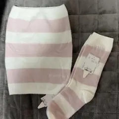 新品タグ付　ジェラートピケ　腹巻き&靴下