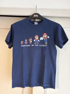 古着 スーパーマリオTシャツ ネイビー Sサイズのサムネイル