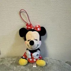 ミニーマウス ぬいぐるみキーホルダー