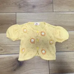 《 ベビー服 》 80サイズ　カーディガン　サマーニット