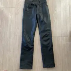 KADOYA カドヤ レザー ライディング パンツ パンチング 黒 バイク