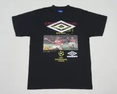 90's マンチェスターU UEFAチャンピオンズリーグ ビンテージ Tシャツのサムネイル