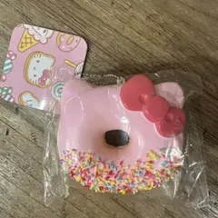 スクイーズ サンリオカフェワゴン限定 ハローキティドーナツ 白