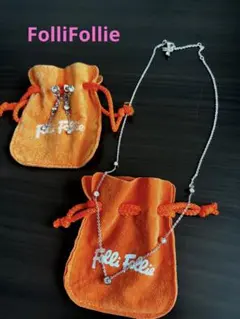 FolliFollie  フォリフォリ　ピアスネックレスセット