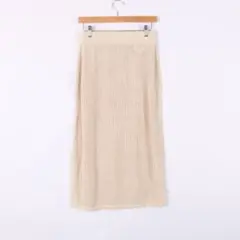 【新品・未使用】ショコラフィネローブ　レディス　メッシュニットスカート