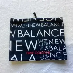 new balance ネックウォーマー 黒ｘ白 ゴルフ ウィンタースポーツ