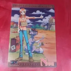 ONEPIECE ナミ サンジ 集合のサイン カードダスex 旧ワンピースカード