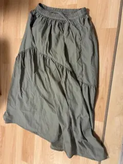 AMERICAN HOLIC グレーフレアロングスカートフリーサイズ