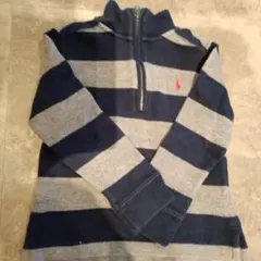 Polo Ralph Lauren 3/3Tボーダー トレーナー ネイビーグレー