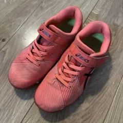 asics オレンジ スニーカー　21cm