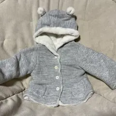 babyGAP ベビーギャップ くまみみパーカー 裏ボア アウター