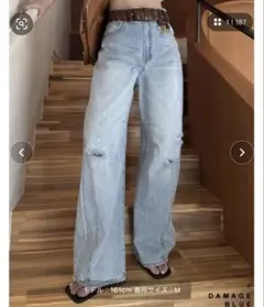 リエディ　ジーンズ デニム デニムパンツ レディース　Ｌのサムネイル