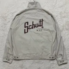 バックロゴ ／Ｌ/●ショット スイングトップ ヘリンボーン ベージュ系 裏地ロゴ