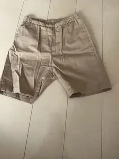 ファミリア　ベージュ 半ズボン ポケット付き サイズ80