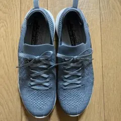Skechersメモリーフォームグレー スニーカー25.5cm