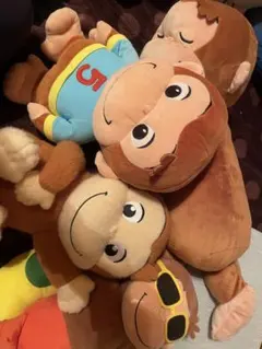 おさるのジョージ ぬいぐるみ 4体セット