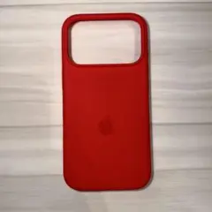 iPhone17pro 赤 シリコンケース　新品未使用