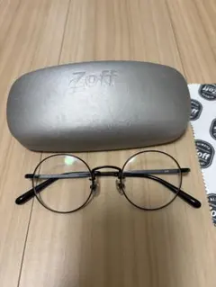 Zoff メタルラウンドメガネ 48-22-145