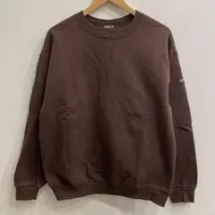 【R700】 EDWIN 無地スウェット サイズL相当 ブラウン