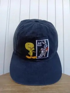 90s USA製 ルーニーテューンズ キャップ スタンプ