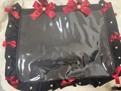 A3フリルデザイン痛バッグ用トートバッグ(Black Limited)