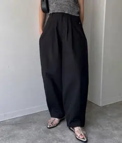 【NOGLE】ワイドルーズツイルパンツ ノグル