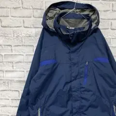 コロンビア　マウンテンパーカー　ネイビーXL ロゴ刺繍アウトドア101
