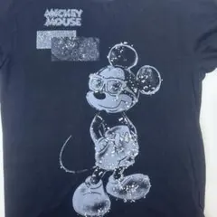 MICKEY MOUSE プリントTシャツ ブラック Lのサムネイル