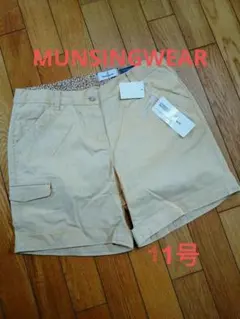 新品 マンシングウェア ショートパンツ ゴルフ 花柄 サイズ11 レディース