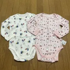 UNIQLO ミッフィー ロンパース2枚セット