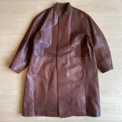 ARTS&SCIENCE ホースレザーミニカラーコート