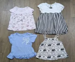 女の子 半袖 Tシャツ 4点セット 90cmのサムネイル