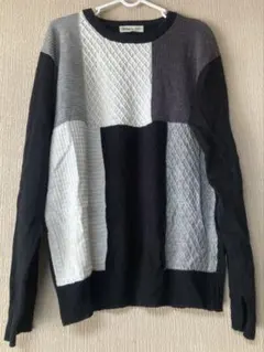 Growth by Grail パッチワークニット LL