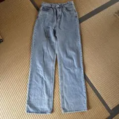 SHEIN ストレートデニム ライトブルー Sサイズ