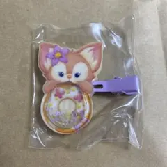 ダッフィー ドーナツ　ヘアクリップ　フィルド・ウィズ・ジョイ！ リーナベル