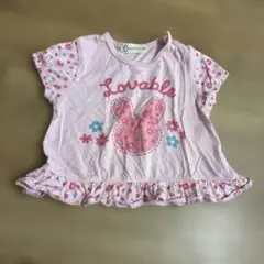 即購入可！CROISSANCE BEBE 半袖 Tシャツ 80cm ピンク 服