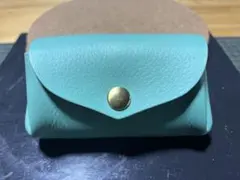 アコーディオンミニウォレット　牛革　ハンドメイド