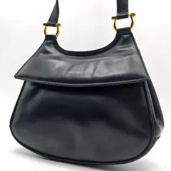LANCEL ターンロック ブラック ゴールド金具 ショルダーバッグh733 