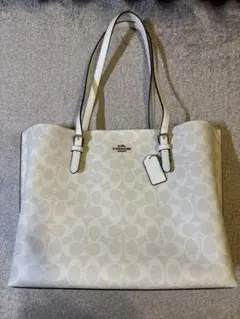 COACH コーチ モリー トート バッグ シグネチャー ホワイト